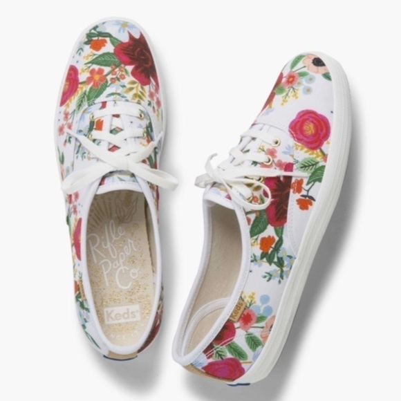 Rifle Paper Co. Shoes - Rife Paper Co. & Keds Wild Rose Champion Sneaker